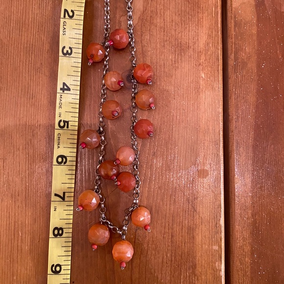 Turkish Carnelian  and Sterling Silver Neckaces - Picture 11 of 12
